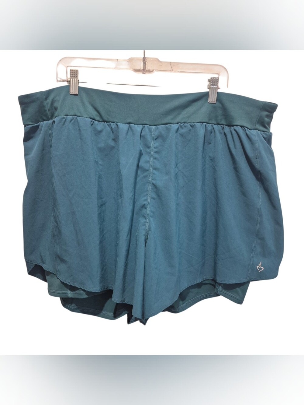 Torrid Size 3X Blue Teal Athletic Shorts With Lining Running Plus
